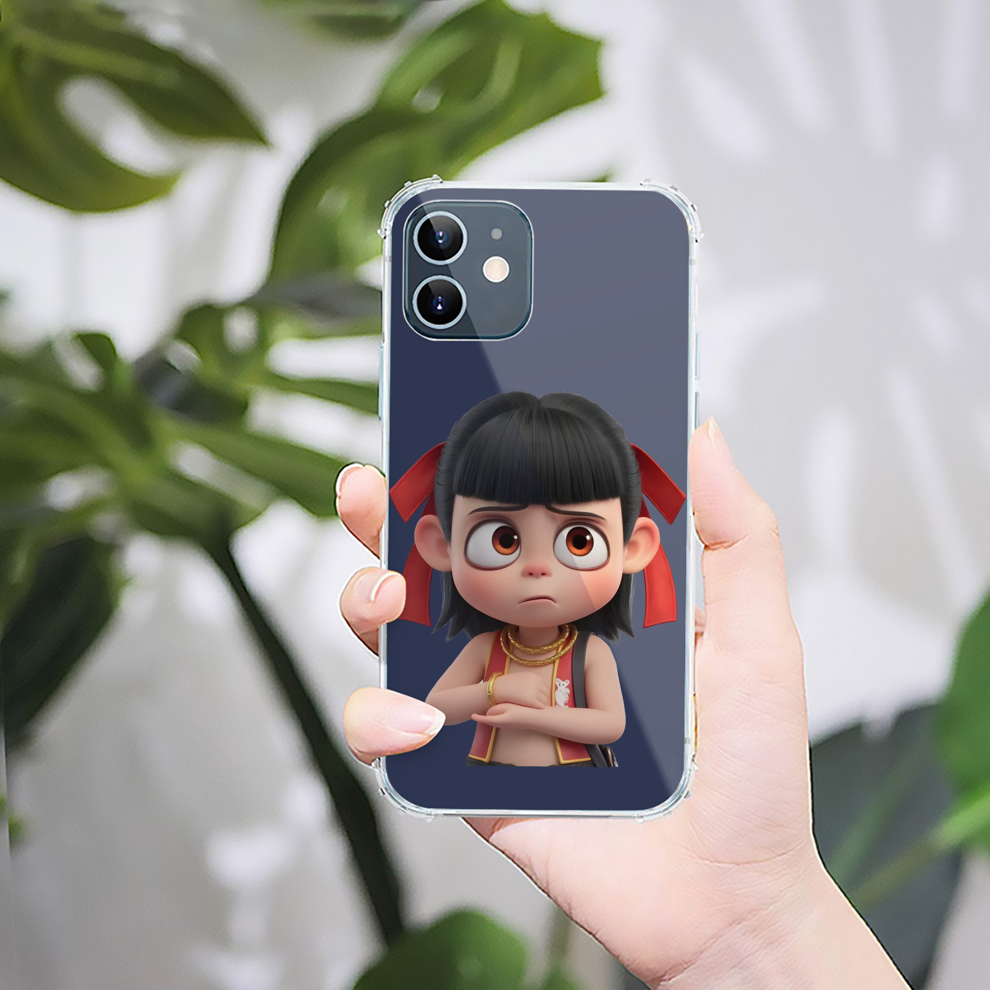 （画像用） Ne Zha 2 ナタ 魔童の大暴れ 【iPhone 12シリーズ対応】透明スマホケース（クリアソフトケース）